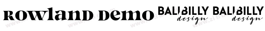 Rowland Demo字体转换